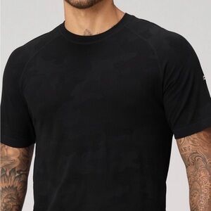 Fabletics Training Day Tee NWT! - black camo